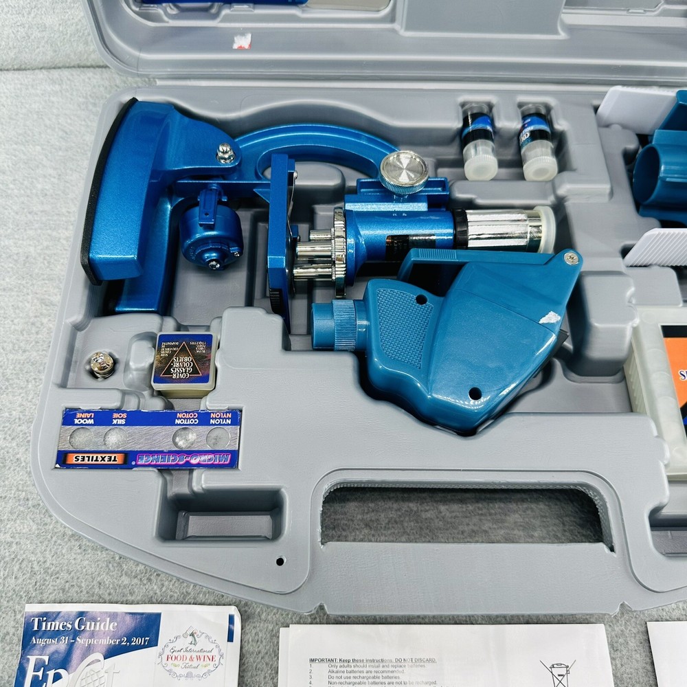 MICRO SCIENCE - Microscope Set Deluxe With Carrying Case