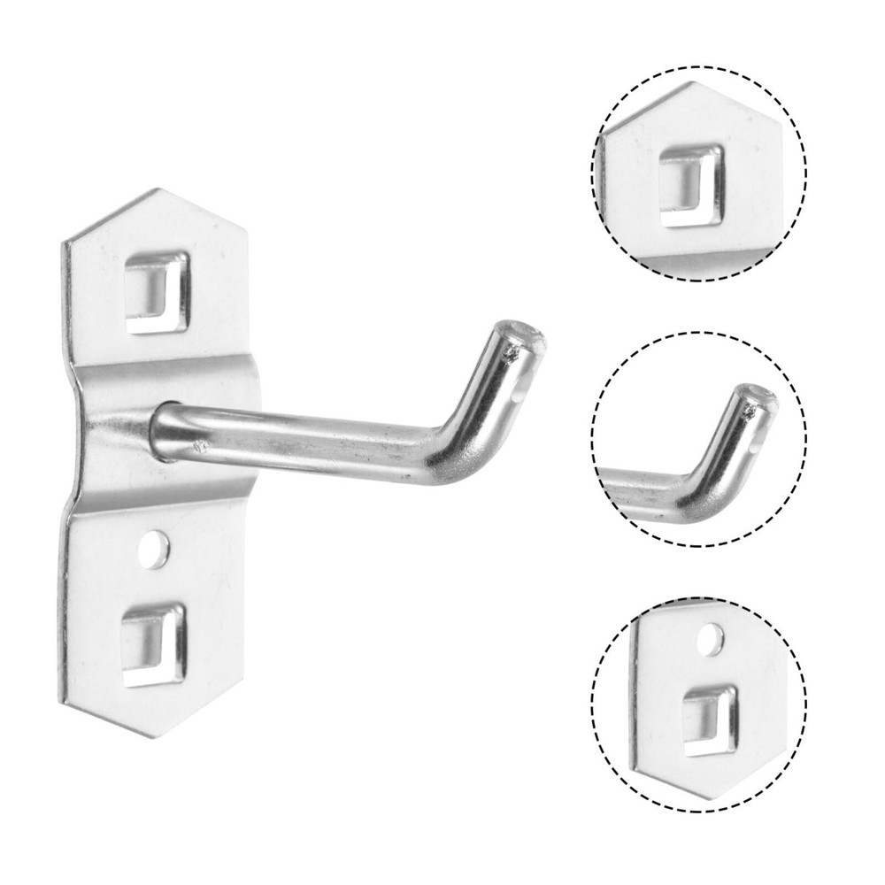 12 Pcs Tool Hook Display Hook Cabinet Display Rack Exhibition Pegboard Peg s ...