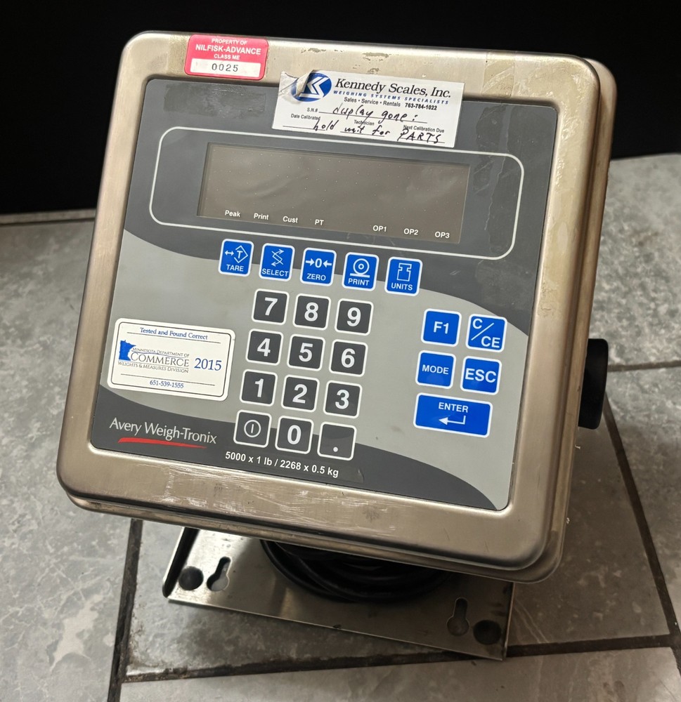 Avery Weigh-Tronix E1010 Weighing Indicator (please read description)