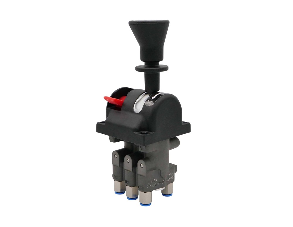 Cabin Control Valve Dump Control Tipper System Hoist Air Control Valve 3 Axis