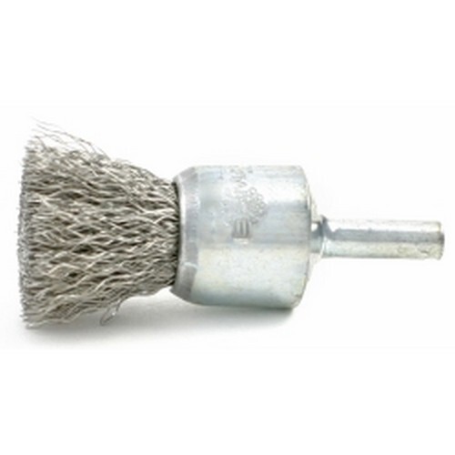 Brush Research BNS606 3/4" Solid Wire End Brush, .006
