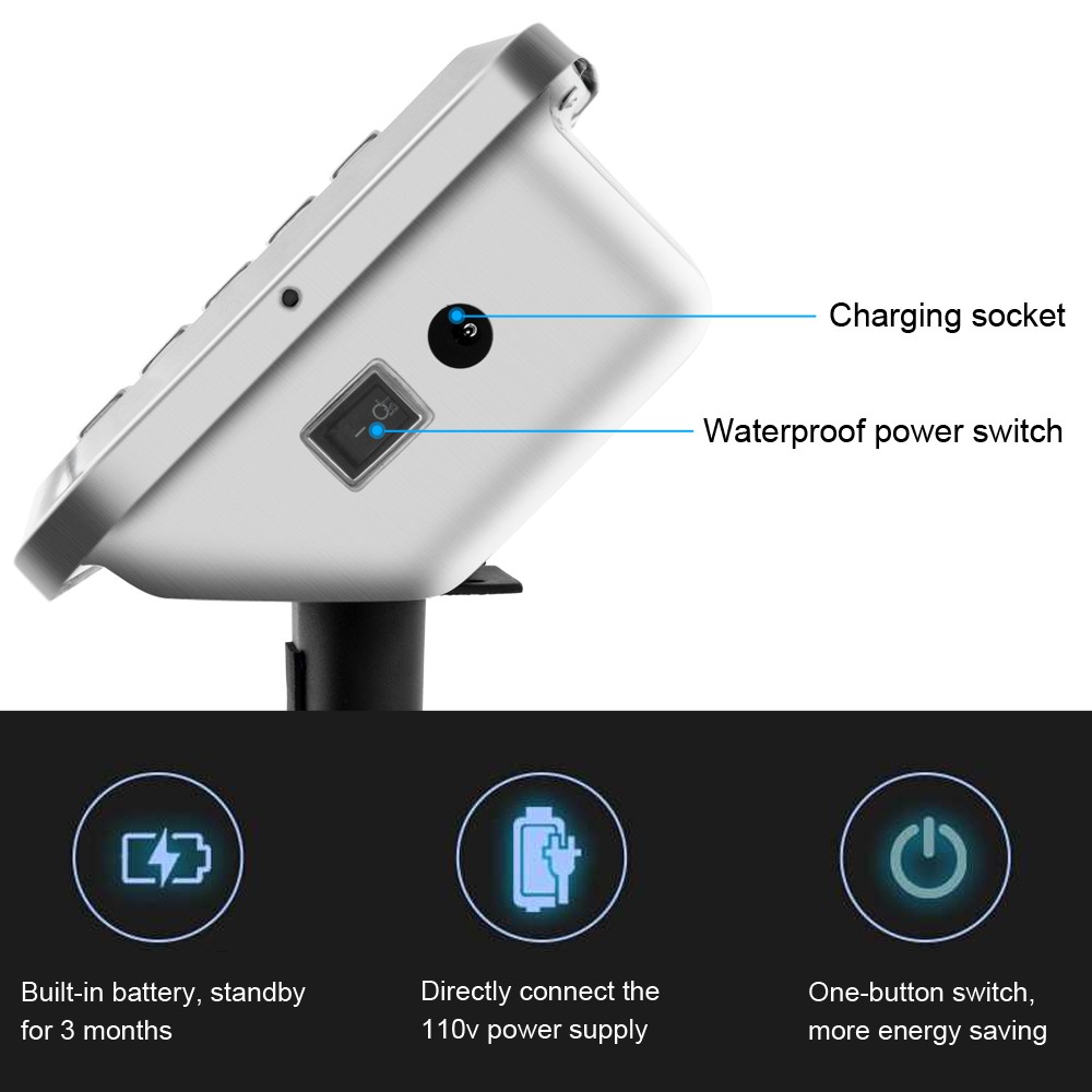 100kg/220lbs Foldable Electronic Platform Scale High-Definition LCD Display NEW