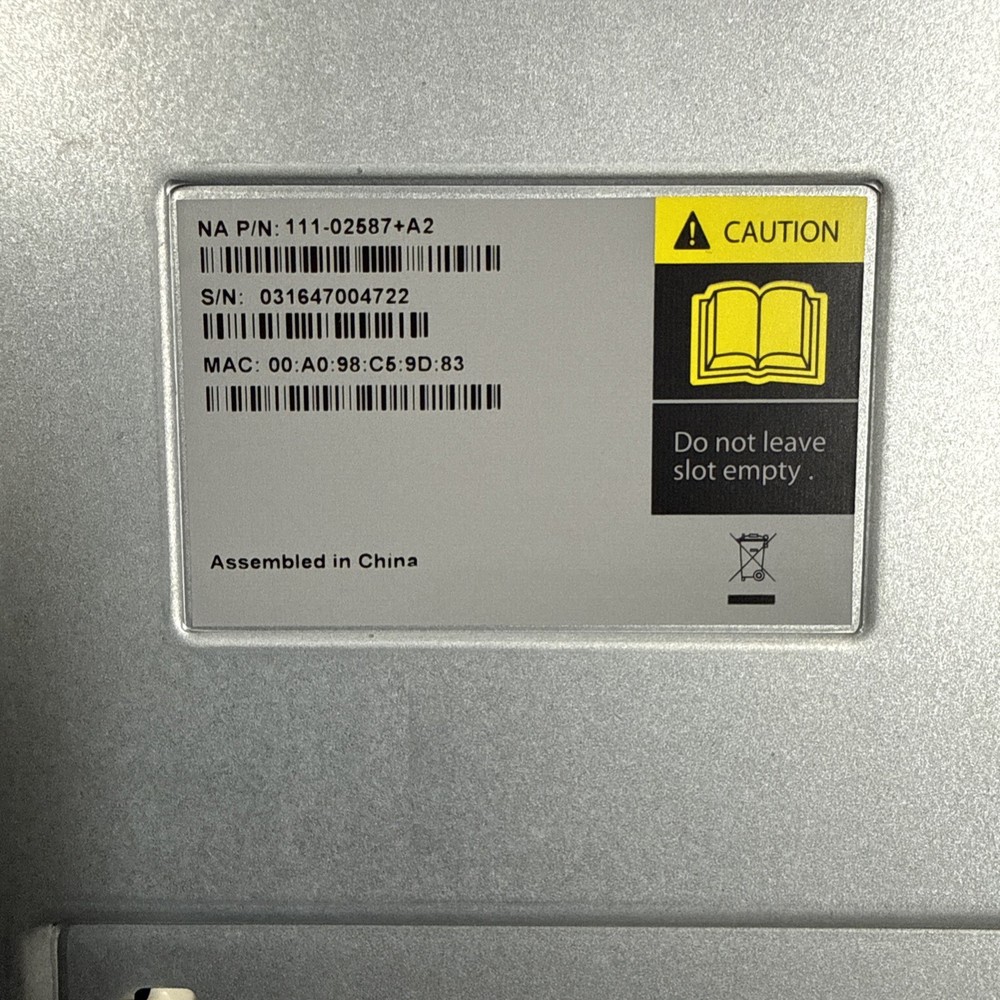 111-02587+G2 NetApp 111-02587 AFF-A700 Controller Module NO RAM