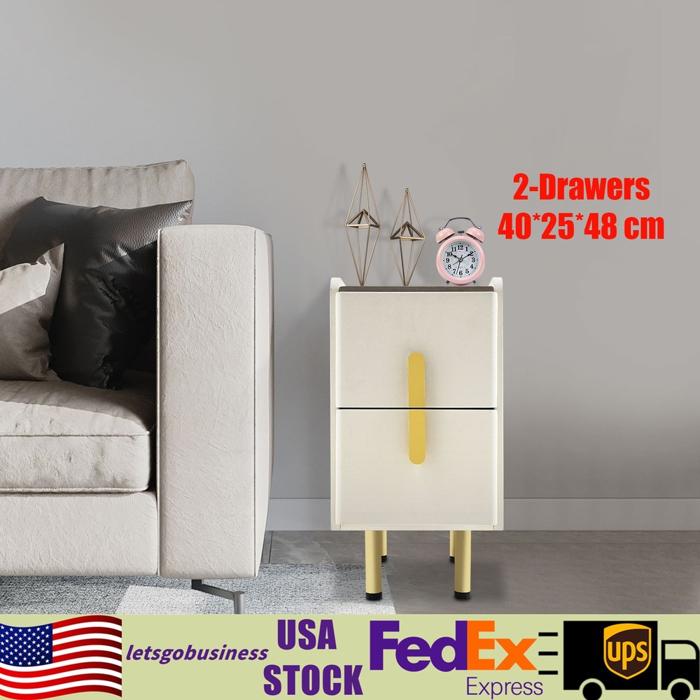 Narrow Bedside Table with Drawers, Bedside Table, Slim Bedside Table