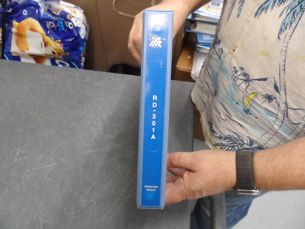 IFR RD-301A RADAR TEST SET OPERATION MANUAL