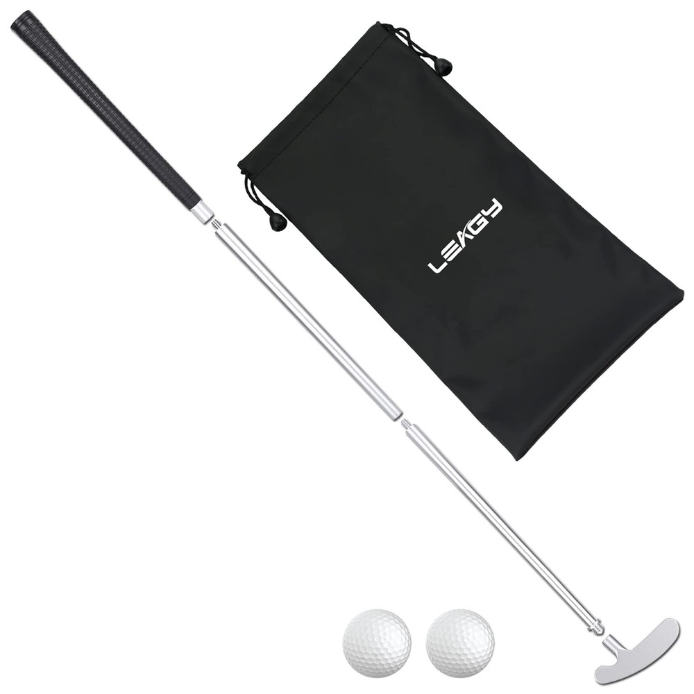 1 Pack 4Section Portable TwoWay Putter Fits Left & Right Hand & 2 Balls
