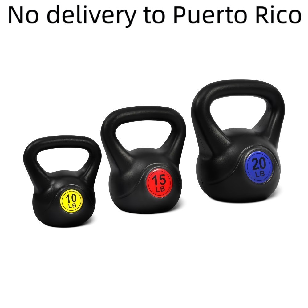 Adjustable Sand-Filled Kettlebell Set, Black