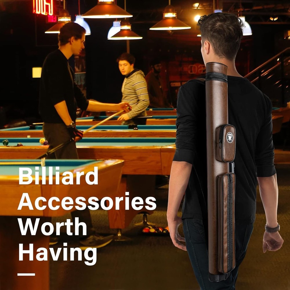 Waterproof 2 X 2 Pool Cue Holder with Adjustable Strap - Billiards Essential