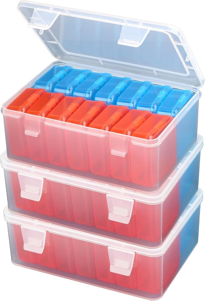 Transparent Craft Supply Case - 45 Mini Boxes