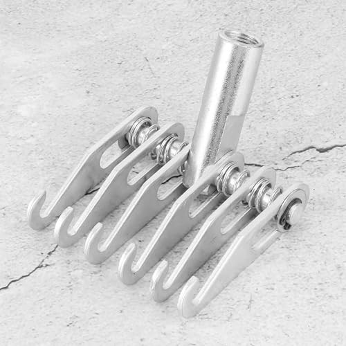 Dent Puller, Heavy Duty Auto 6 Fingers Metal Dent Puller Adjustable Hook