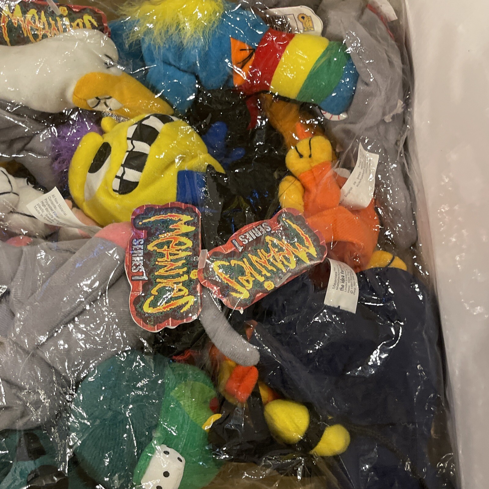 Box Of Meanies 1998 The Tough Mean Beanbags New In Packaging 13 Meanies Total