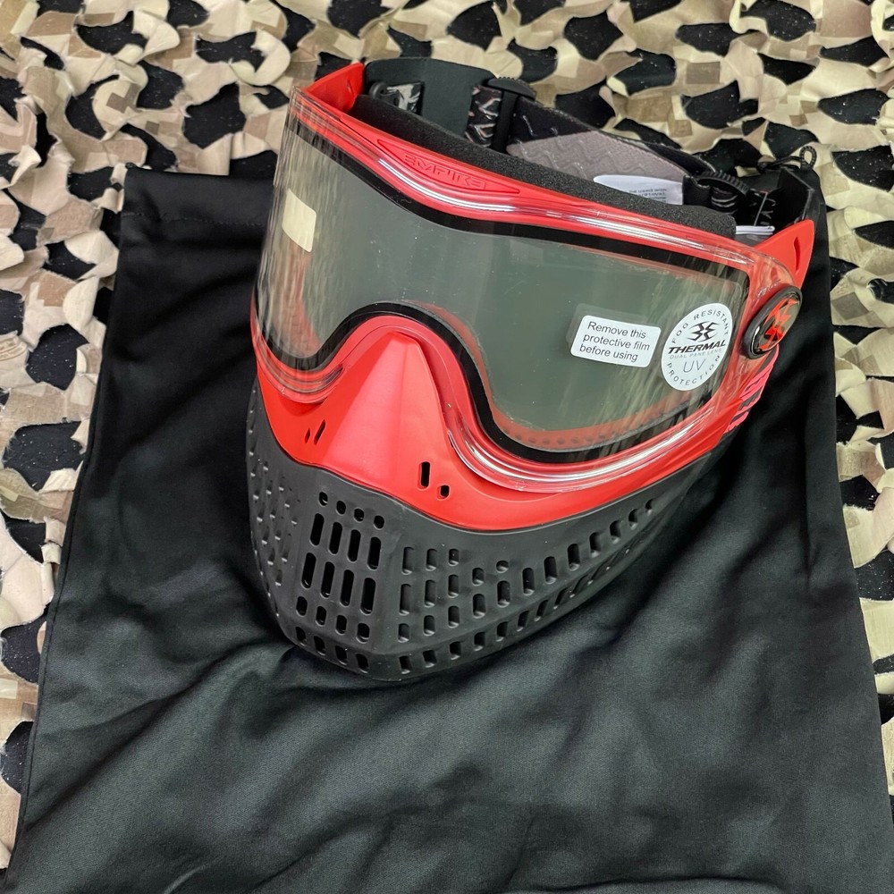 NEW Empire E-Flex Paintball Mask - Red
