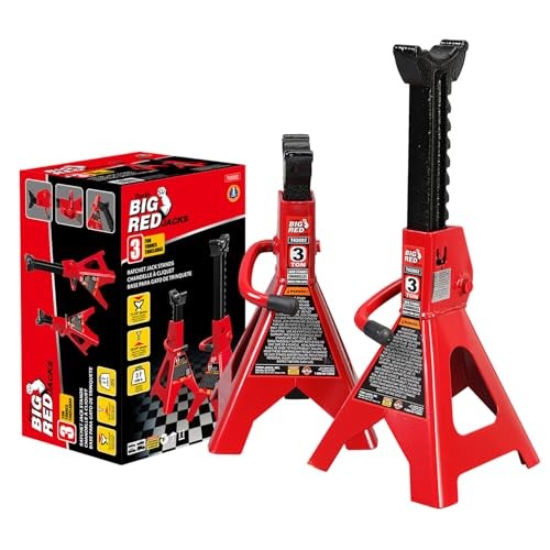 3 Ton (6,600 LBs) Jack Stands, with Adjustable Lock Car Jack 3 ton Basic