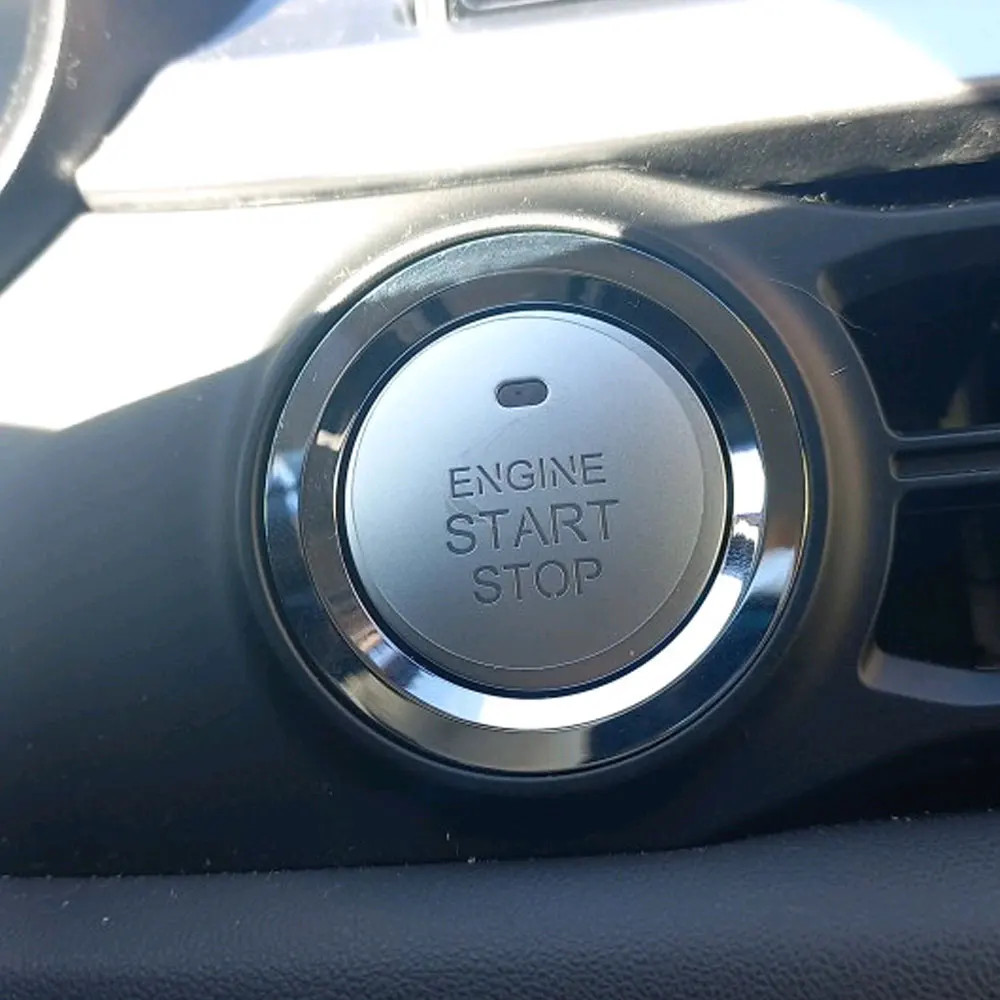 1pc Universal Car Transparent Waterproof Engine Ignition Start Stop Button Anti