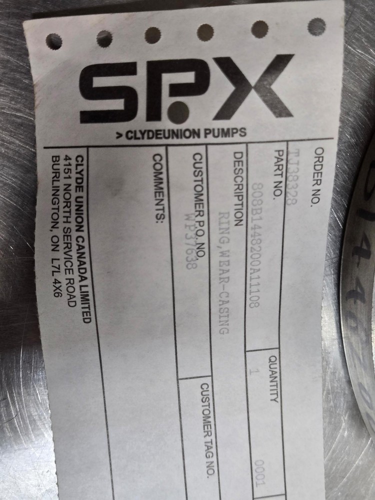 SPX Pump - Casing Wear Ring - 808B1448200A11108
