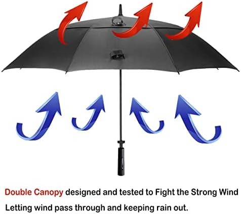 Golf Umbrella 72 80 Inch Extra Large Windproof