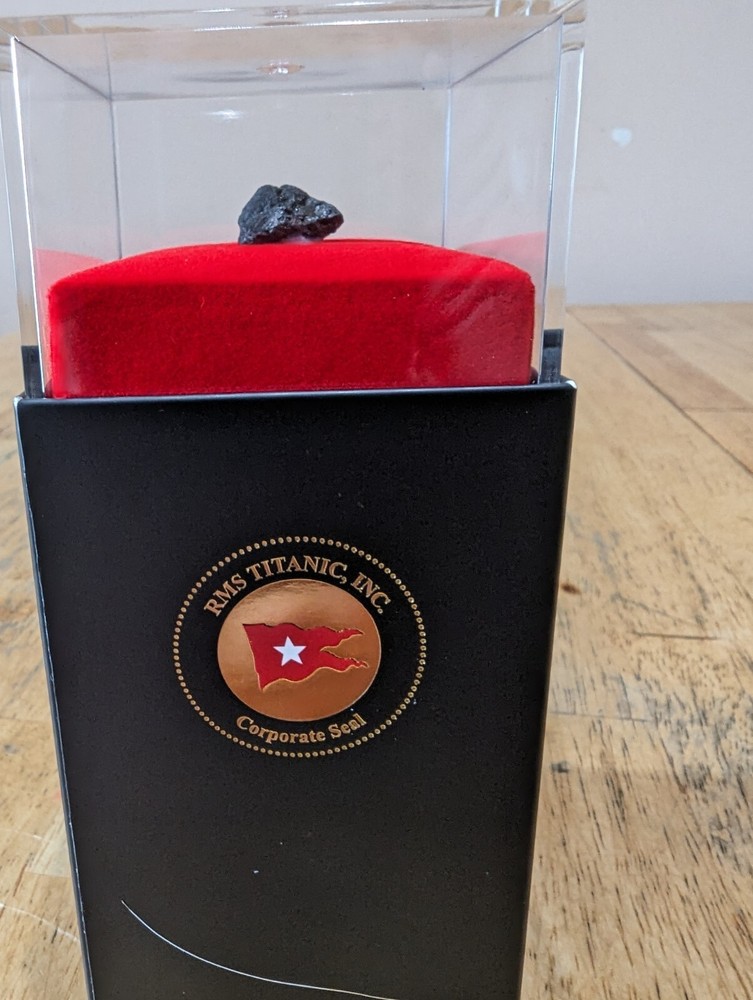 Titanic Authentic Coal In Case, Comes With COA