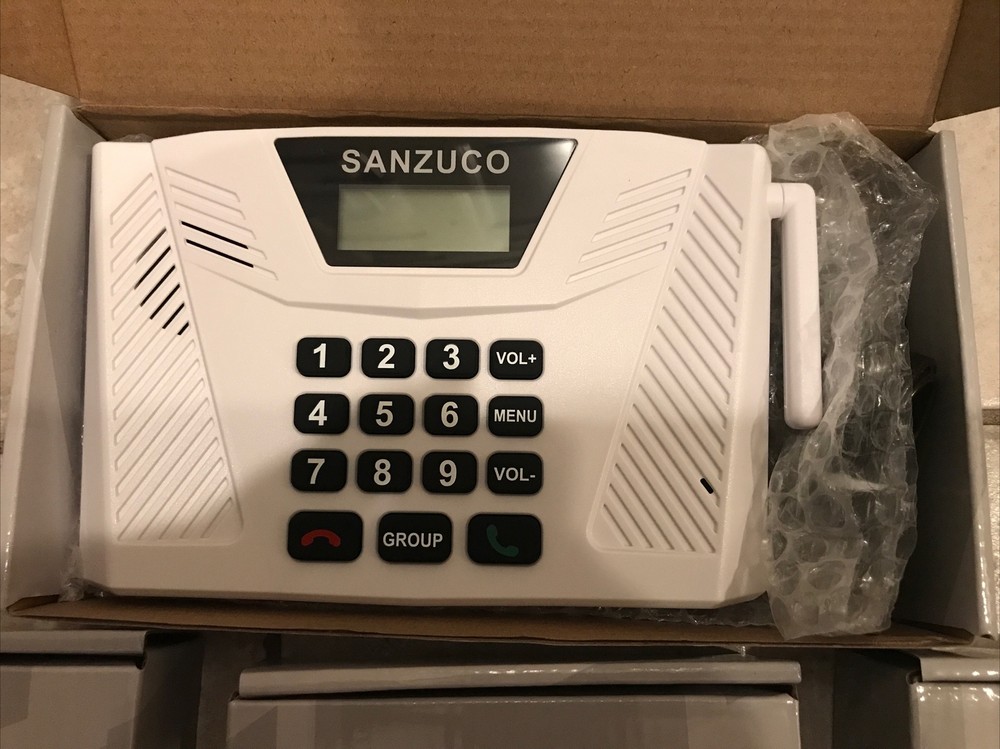 4 Wireless Intercoms – Long Range, Full Duplex Home/Business by SANZUCO
