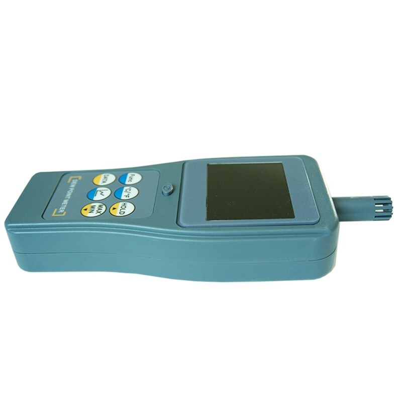 High Precision Dew Point Meter with 6 Parameters Dew Point Temp Curve Display