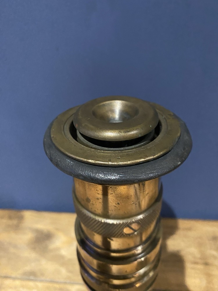 Antique Solid Brass Fire Hose Nozzle