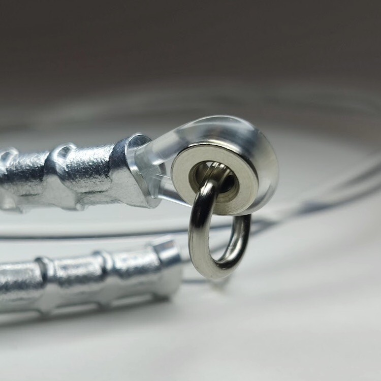 Solid Ring with Welded Grommet for Leaders - SPJigging