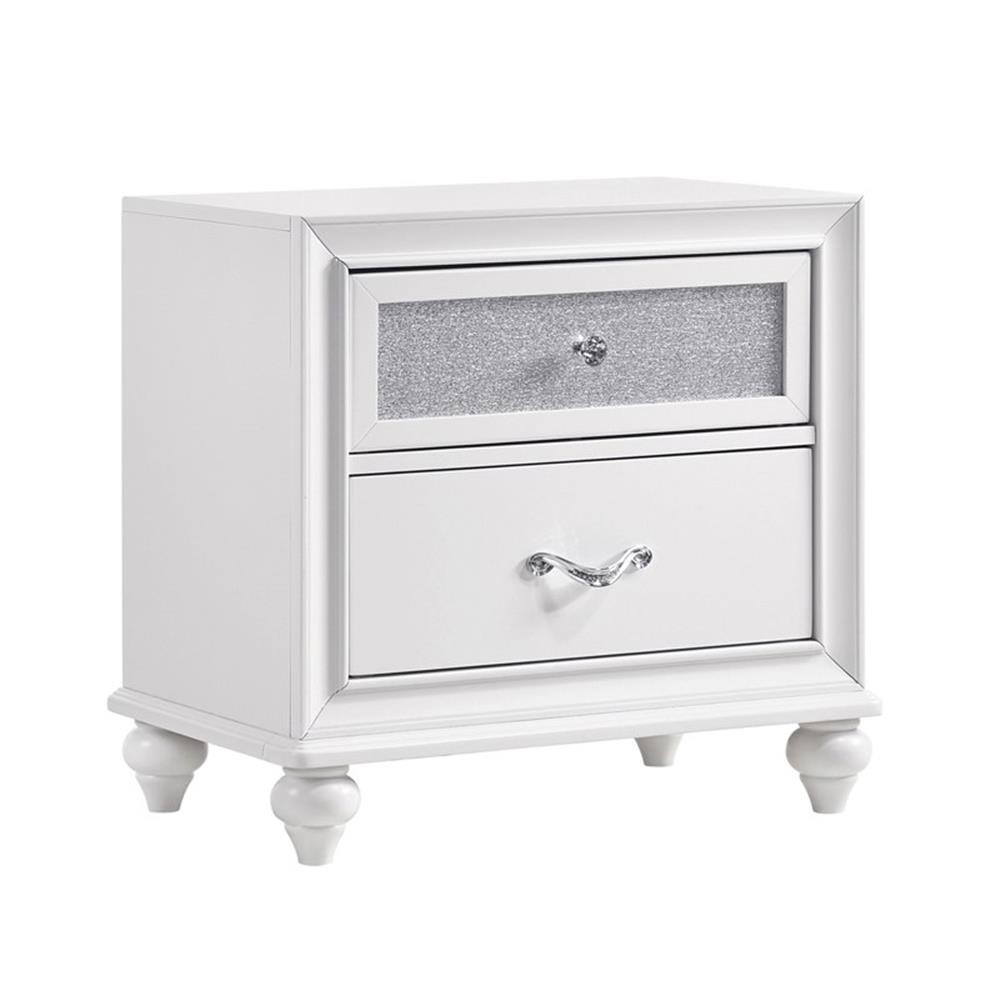 Barzini 5-piece Eastern King Bedroom Set White