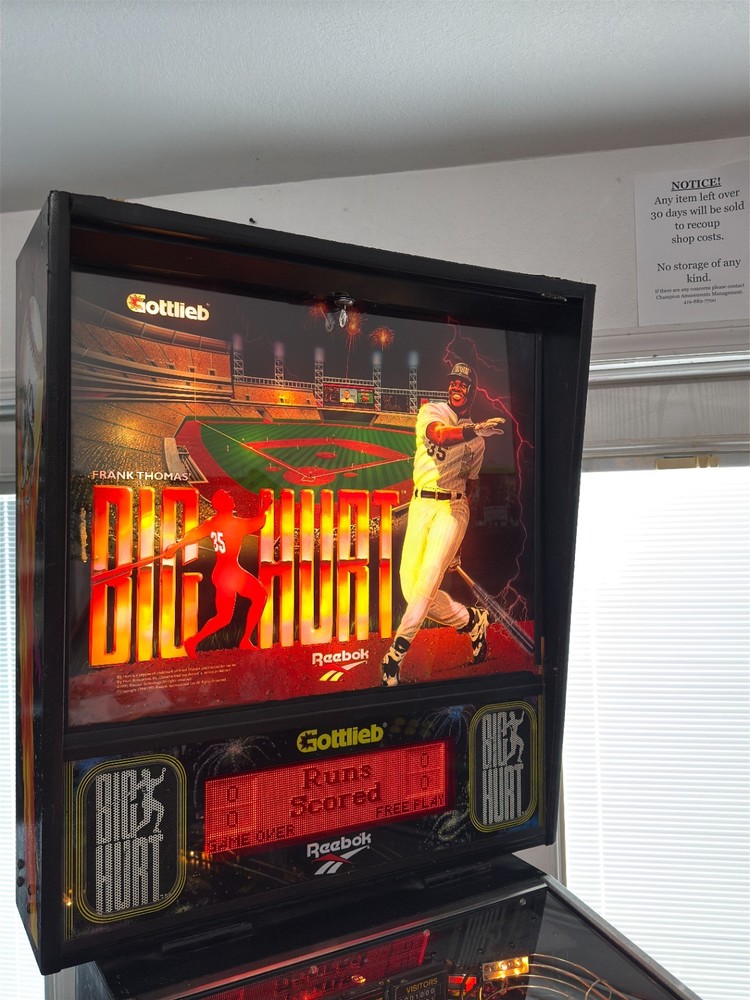 Big Hurt Pinball Machine