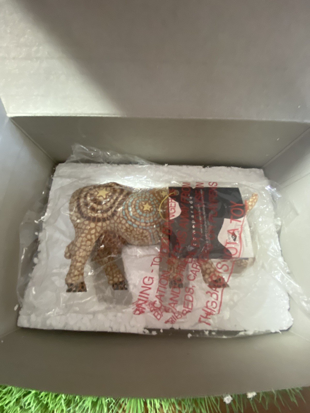 Cow Parade Starry Night In Texas 2002 Complete w/ Box & Tag Item #7255