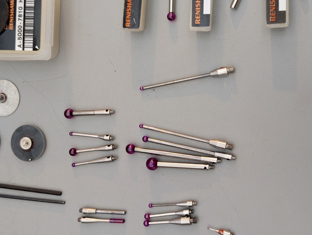 Genuine Renishaw CMM Touch Probe Disk Styli Ruby Tip Mixed Lot Datum Reference