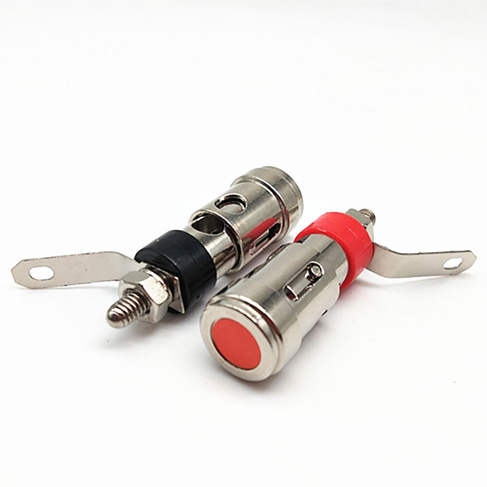 20 PCS Speaker Audio AMP Terminal Binding Post Spring Loaded Type Nickel Plated*