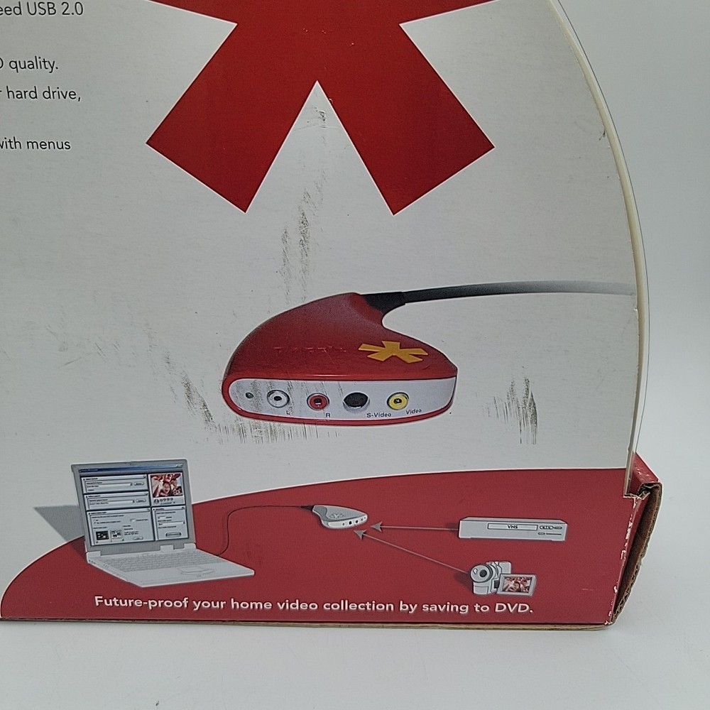 Dazzle DVD Recorder Save Enhance Share Capture Video Includes Pinnacle Studio