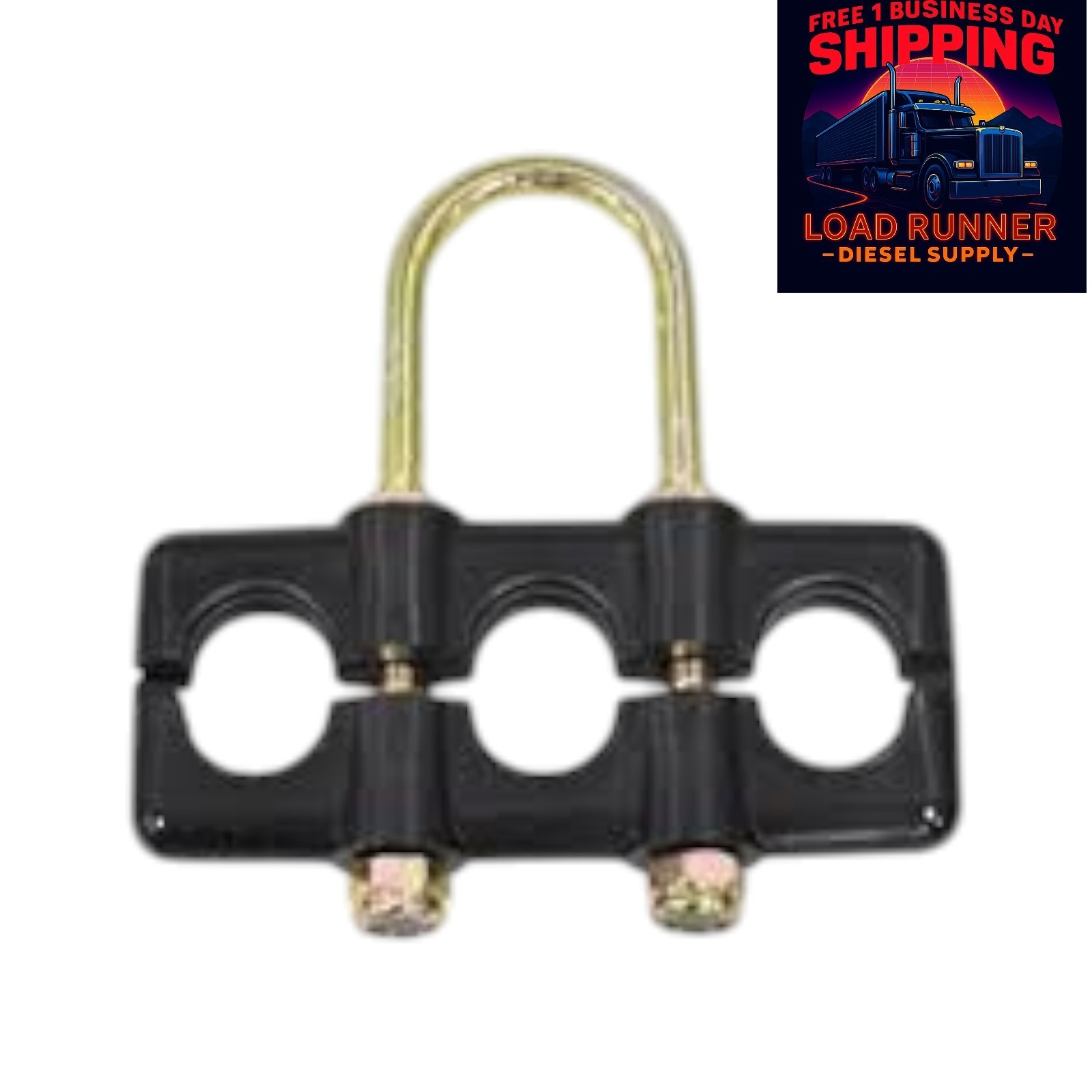 17-157 Genuine Phillips 3-Hose U-Bolt Holder, 3/4″ Hose Organization