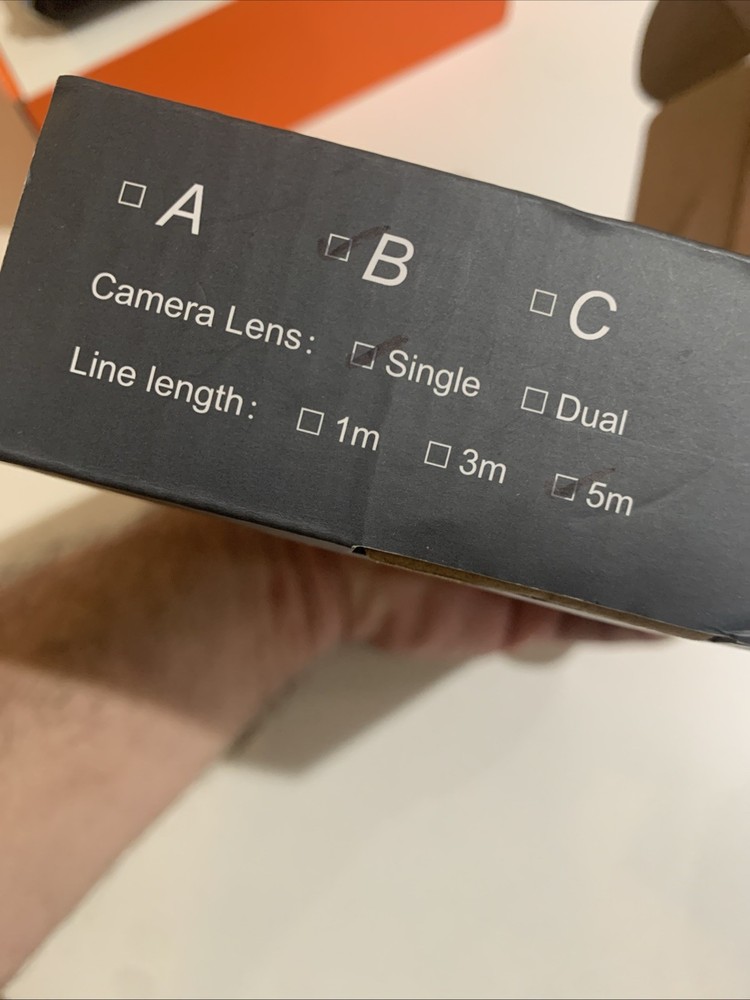 industrial endoscope borescope camera with light, 16.4 ft Length