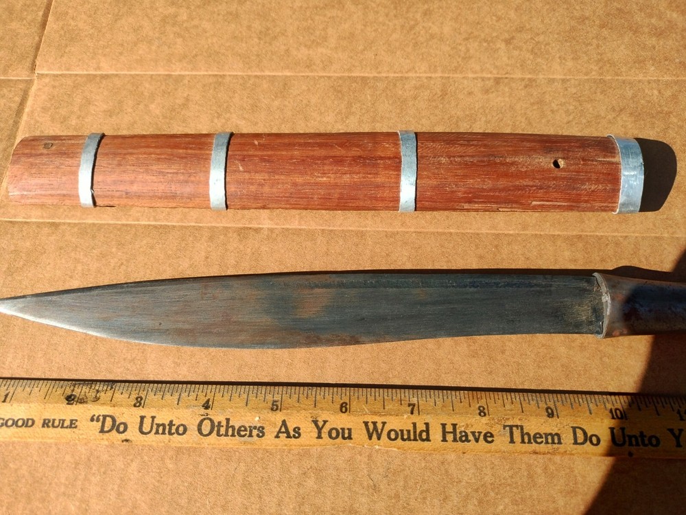 Vintage Burmese Dagger Knife 16"