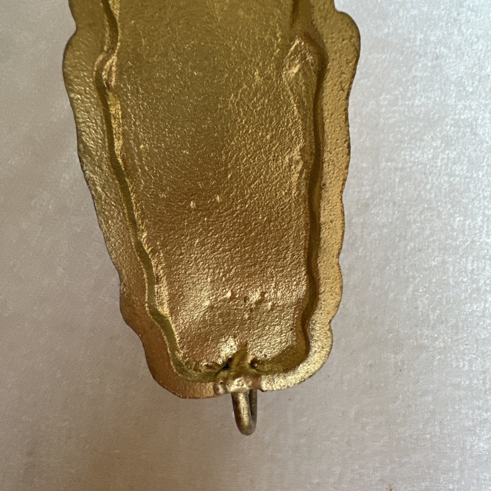 Antique Gold Metal Wall Sconce