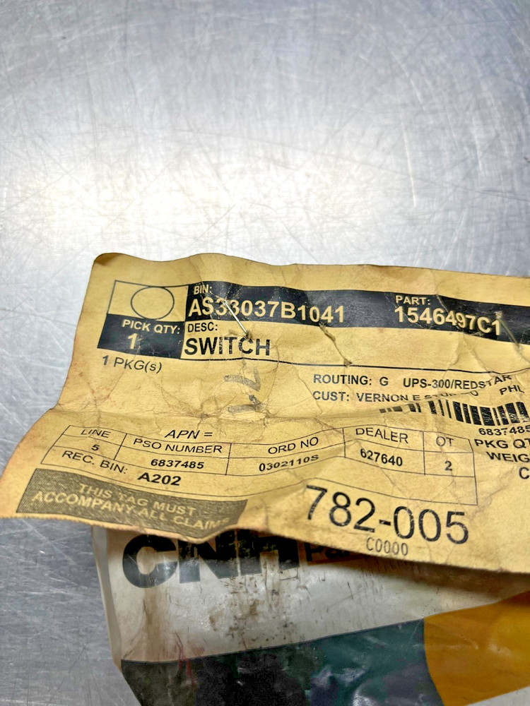 1546497C1 OEM Case IH CNH SWITCH