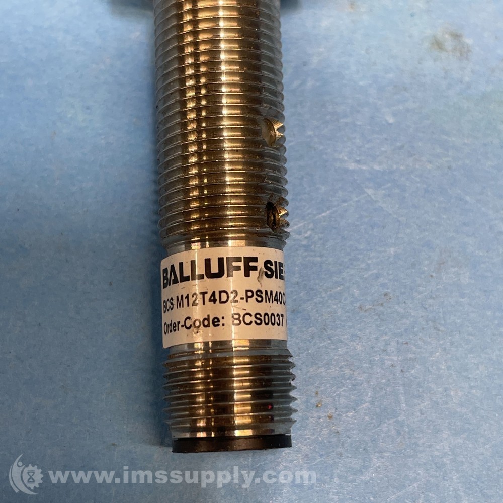 Balluff BCS M12T4D2-PSM40C-S04G Capacitive Sensor USIP