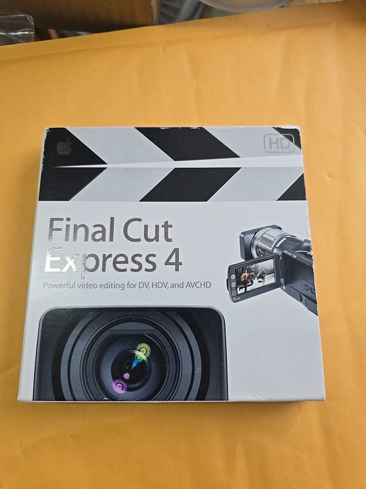 Apple Software Final Cut Express 4 Retail Version MB278Z/A with Original Box