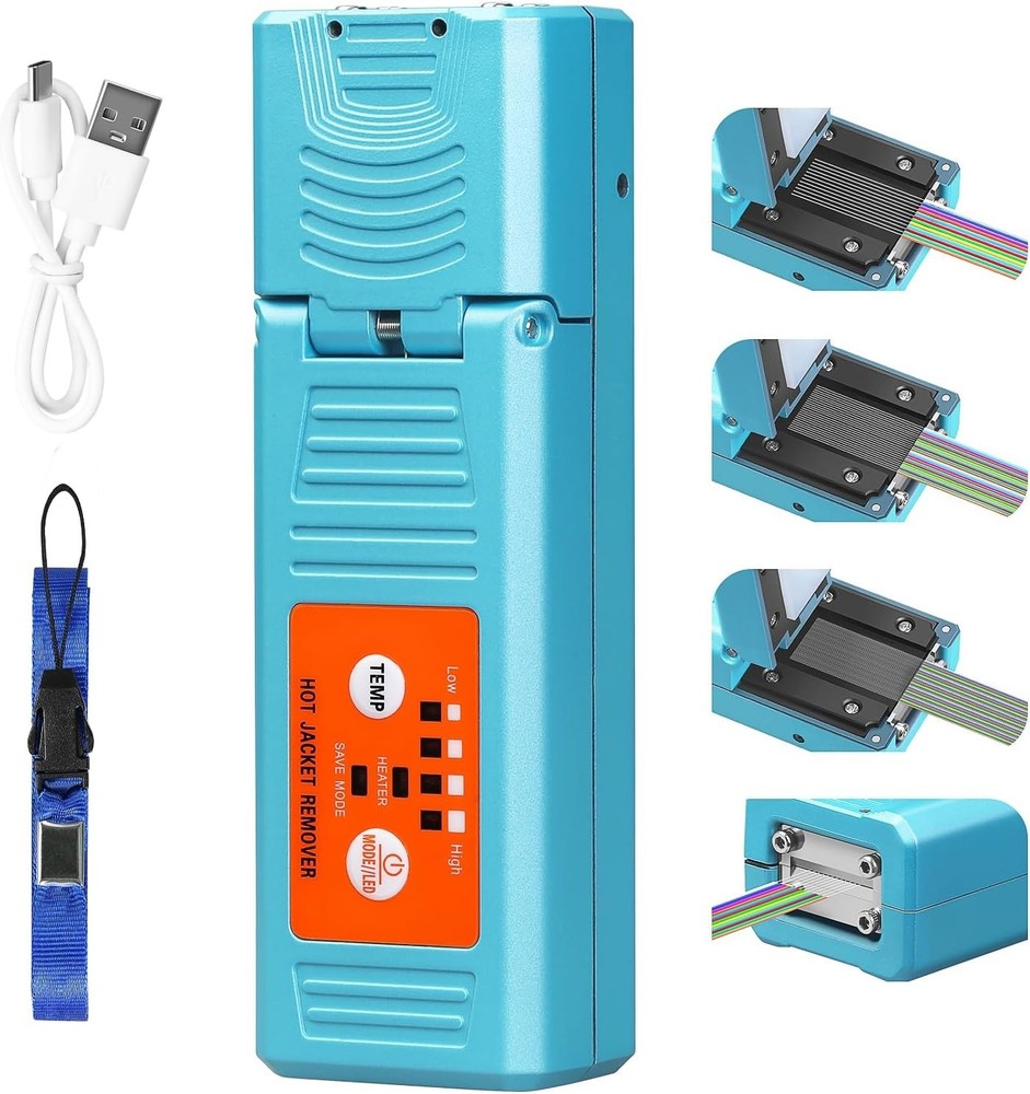 Fiber optical thermal stripper M9 is suitable for 1-48 cores, compatible bare...
