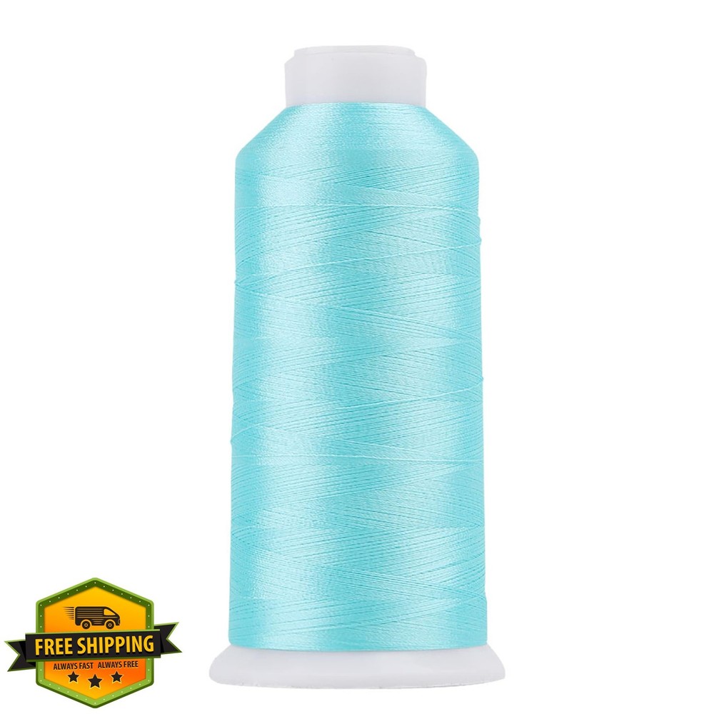 AMOHilos 40WT Polyester Embroidery Thread 4000M Spool Sky-1932