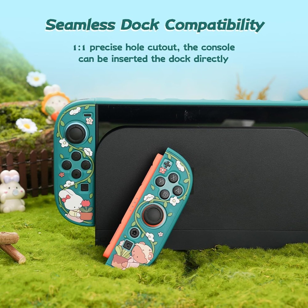 GeekShare Protective Shell Compatible with Switch 2, Kawaii Cartoon Dockable ...