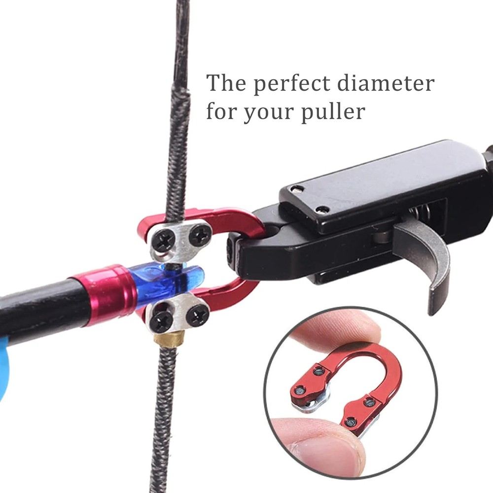 Bow D Loop Metal U Nock D Ring Compound Archery Release Aid