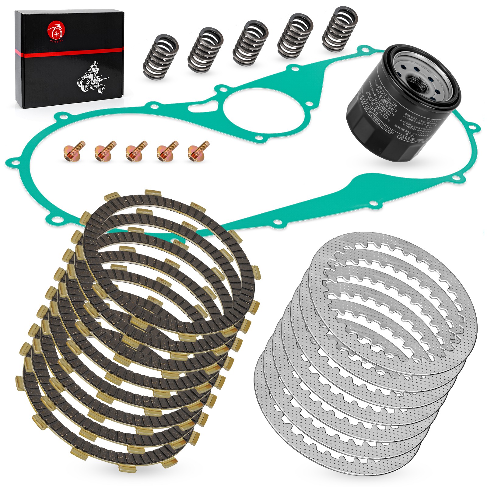 Clutch Friction Plates & Gasket For Kawasaki Vulcan 800 VN800B Classic 1996-2005