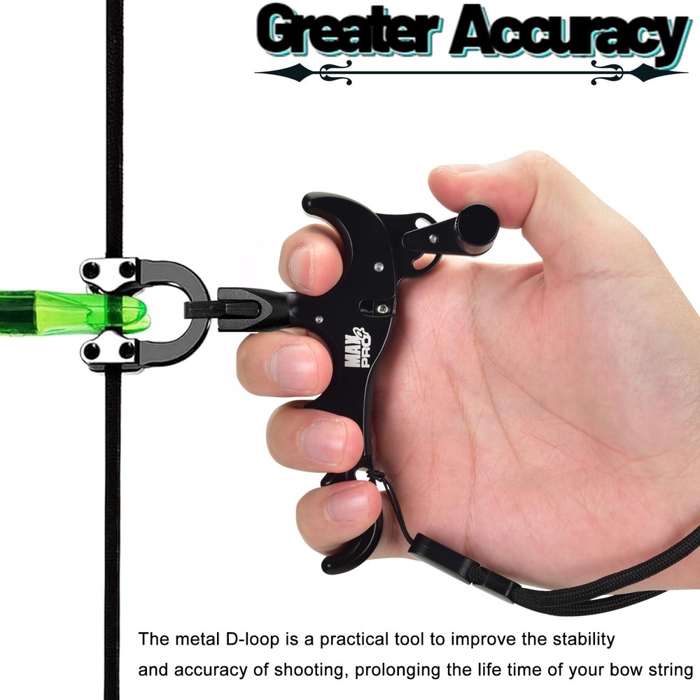 "Archery Thumb Release 360� Rotatable, Compound Bow Release Aid Tool"