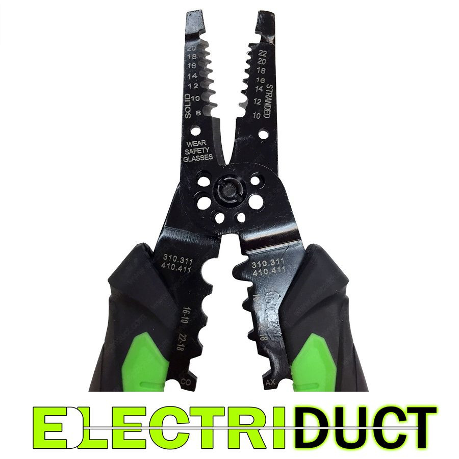 Multi-Function Stripper, Cutter, Pliers and Crimper Tool - Electriduct
