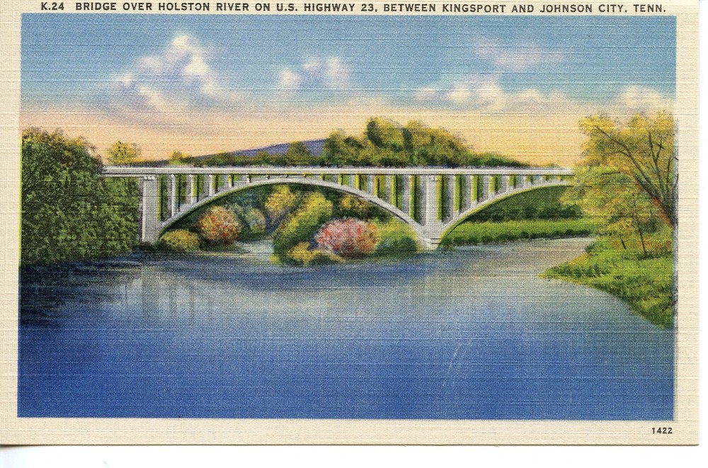 BRIDGE OVER HOLSTON RIVER - PC327