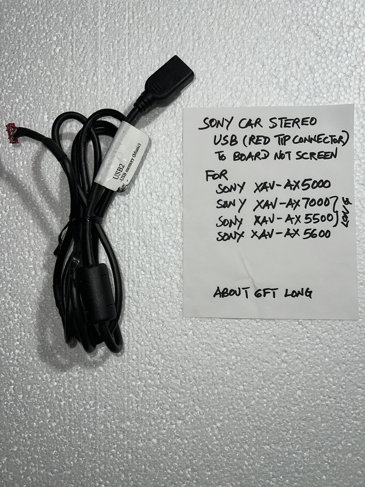SONY Car Stereo USB Connector USB Cable For ISO Sony MODELS