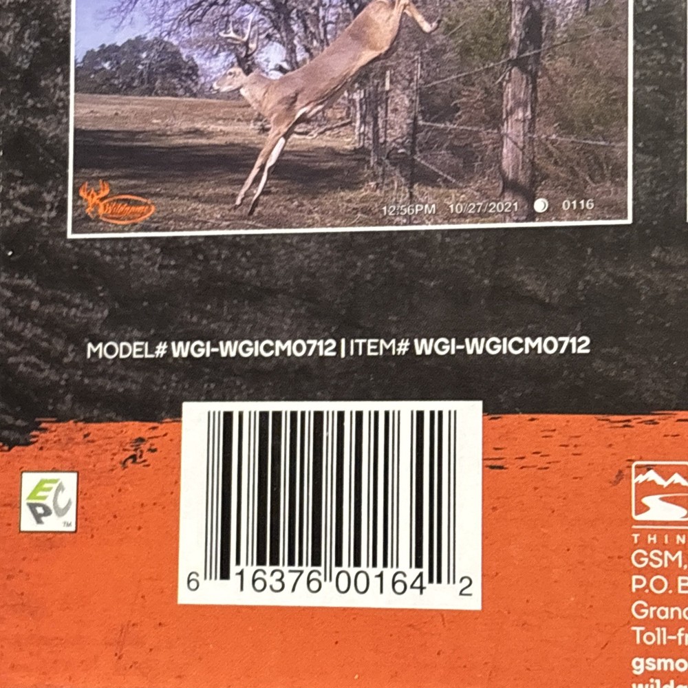 Wildgame Innovations Encounter Cellular Game Camera Automatically Sends