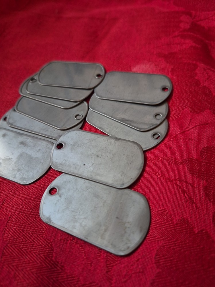 WWII US Army Blank Dog Tags