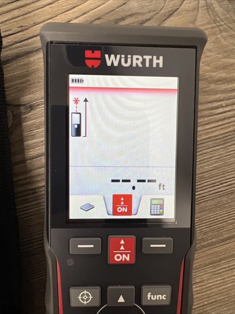 🔥Wurth🔥Bluetooth Enabled Professional Laser RANGE FINDER- Model # WDM 8-14